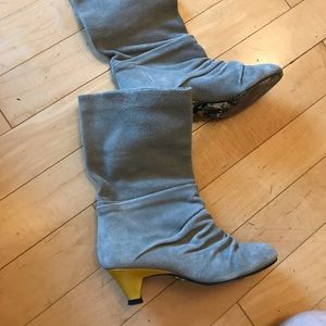Suede bootie